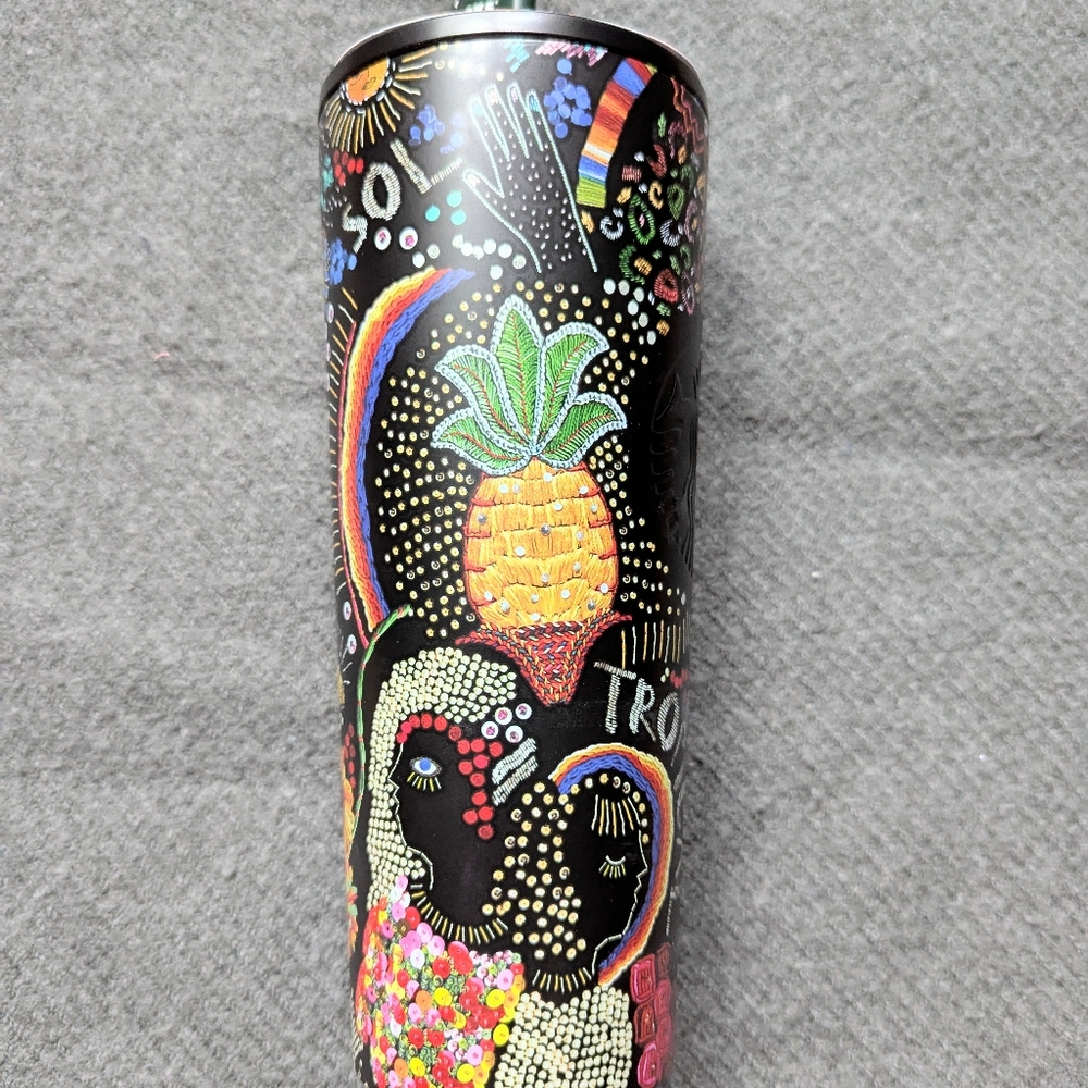 Starbucks FARM Rio Black Tropical 24oz SS Tumbler BNWT